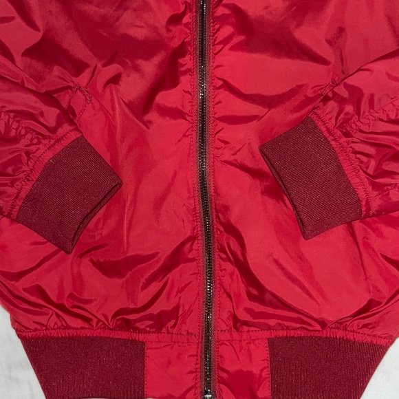 Small Hot Red H&M Bomber Jacket - Picture 3 of 6